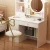 Import Fashion simple multifunctional wooden dresser with dressing mirror and lamp from China