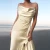 Import Fashion Women Stain Full Dress Sleeveless Sexy Bodycon Dress Long Slip Dress from China