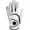 Fashionable pu cabretta golf gloves with ball mark
