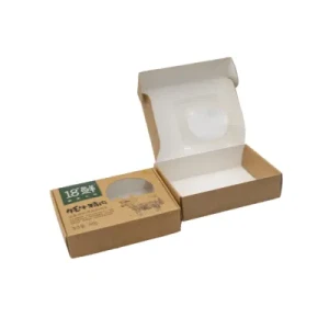 Fast Food Shop Use Custom Logo Print Takeaway Disposable Paper Packaging Box