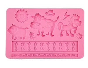 FDA certificated high quality decoration funny silicone Chocolate cake Mold