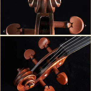 Fengling FLV2113 Full Size Flamed Solid Wood Violin Handmade for Beginner