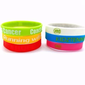 Festive &amp; party supplies Custom Men Silicone Sport Bracelets with logo