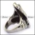 Import Final Destination Movie Jewelry Silver Engraved Death Skull Ring Swinging the sickle from China