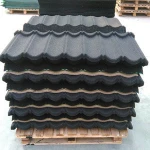 Fire-reistance stone coated steel roof tile