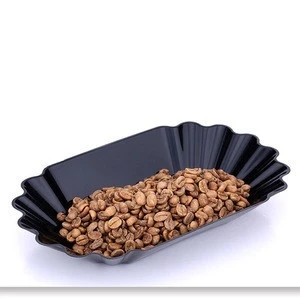Flameer Coffee Bean Display Plate  Serving Tray  Oval Appetizer and Snack Serving Tray Hold