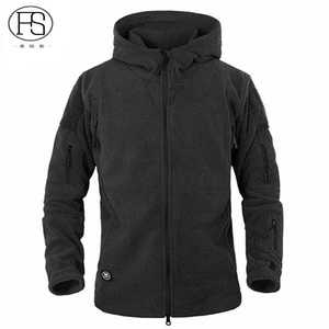 Fleece Outdoor Fashion Casual Men Coat Military Tactical Sport Leisure Men Hoodie Winter Jacket