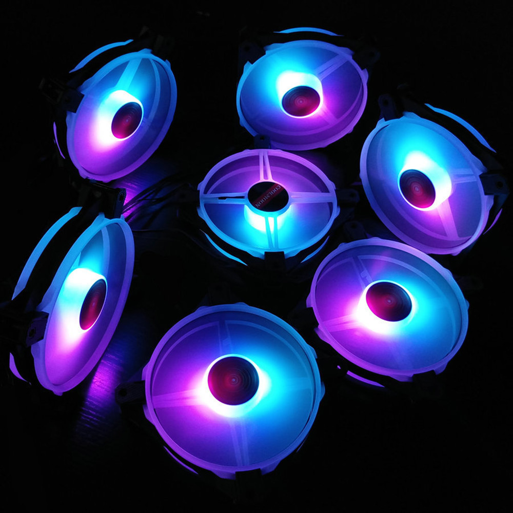 Buy Flowing Rgb Performance Asynchronously Computer Case Fan Led ...
