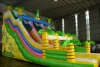 Free blower Dinosaur theme Commercial water park rent children inflatable bounce slide jumping castle