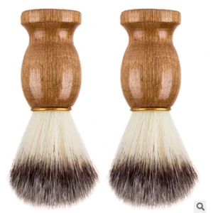 Free Sample Black Beard Brush Shaving Brush for Men- With Natural Sandalwood Essential Oil