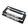 Free Samples Custom Design License Plate Covers Raised Logo Number Plate Cover Wholesale for AUTO Decoration