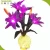From Home & Garden table lamp Artificial & Dried Flowers Flower decorative purple calla lily Film flower