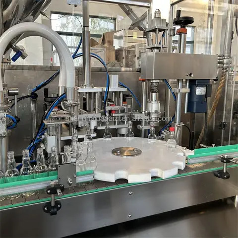Buy Full Auto Liquid Filling Capping Labeling Machine For Wine Spirits ...