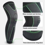 Full Leg Knee Compression Sleeve long knee pads running  leg sleeve  cycling Knee Pads