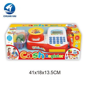 Funny girls supermarket pretend play toy cash register set