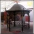 Import Garden decor wrought iron pavilion solid round gazebo sculpture from China