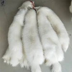 Genuine Animal Skin Raccoon Fur / Real Natural Fur Skin / White Raccoon Skin