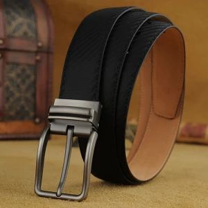 Genuine Leather Belt Adjustable for Men&#x27;s Dress Jeans Golf Belt,Trim For Any Length
