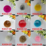 Genuine Real Animal Fur fluffy Big Raccoon Fur Balls For Hats