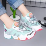 Girls Boys Children Shoes 2021NEW Student Ulzzang Rainbow Colored Sole Torre Shoes