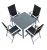 Import Glass top Dining Table With Modern Design Dining Room Furniture from China
