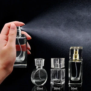 glass,Glass Material and Screen Printing Surface Handling fancy glass perfume bottles