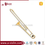 Gold lacquer Bb key Yellow Brass Slide Alto trombone (TB9001G)