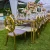Import Gold round mold stackable banquet event decoration wedding chairs from China