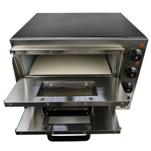 Good Price  DL-PT2 Professional High Efficiency Electric 2 Deck mini portable Stone Pizza Oven