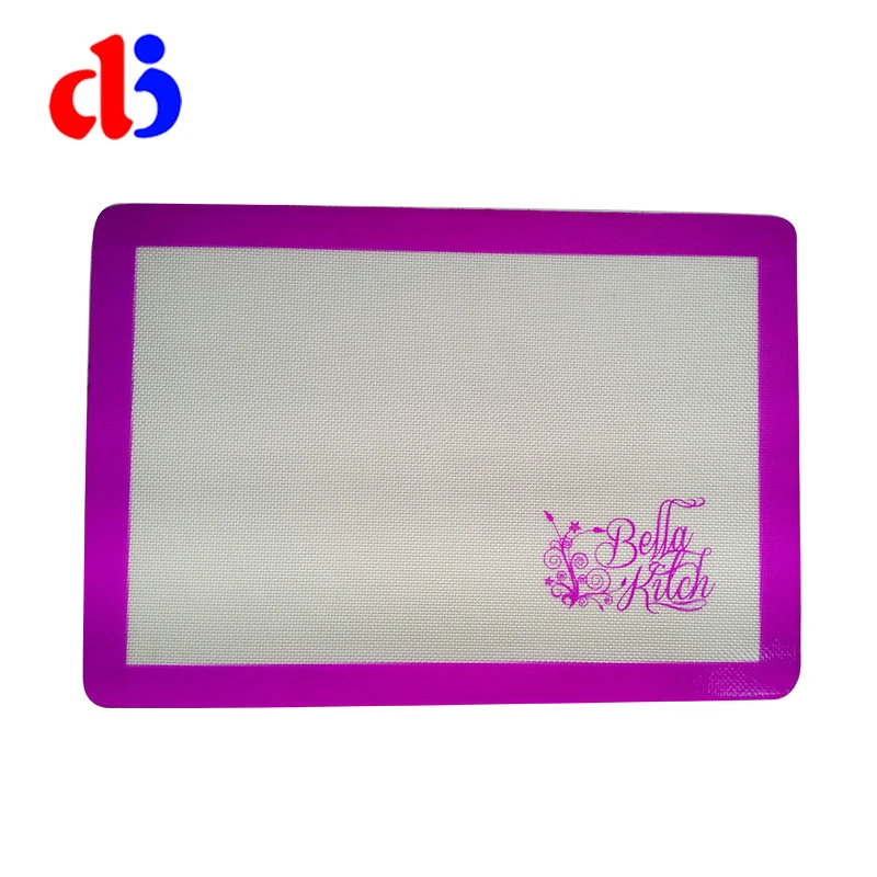 Good Quality Custom Logo Anti-slip Silicon Baking Mat For Pastry Rolling