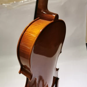 Good quality ebony parts brown color handmade solid violin