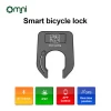 gps gprs connection alarm bicycle lock for dockless bike sharing