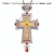 Import Greek Orthodox Catholic baptism pectoral crosses, Pujiang product Catholic cross baptism souvenirs from China