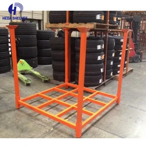 Guangzhou Professional Supplier Convenient Tyre Storage Stacking Steel Rack for Warehouse