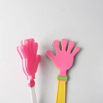 Hand shape noise maker plastic hand clappers for events