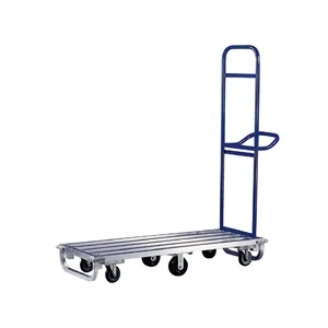 Hand Truck Service cart High-End Narrow Aisle Platform Aluminum U Boat tool hotel luggage trolley cart with Removable Handles