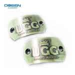 Handbag Accessories Curved Metal Plates for Shoes Metal Label Parts/metal label
