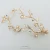 Import Handmade Flower Pearl Wedding Hairgrips Bridal Gold Leaves Princess Hair Clips from China