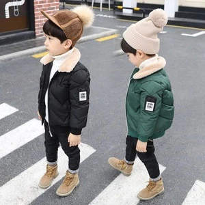 Hao Baby The New Winter 2019 Boys Lapel With Thick Warm Down Cotton-padded Jacket