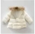 Import Hao Baby Winter Boy Girl Hooded Coat Thickening Real Fur Collar Zipper Coat Child Jacket from China
