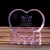 Import Heart Shaped 3D Laser Photo  LOVE  Wedding Anniversary Souvenir Crystal Wedding Favors from China