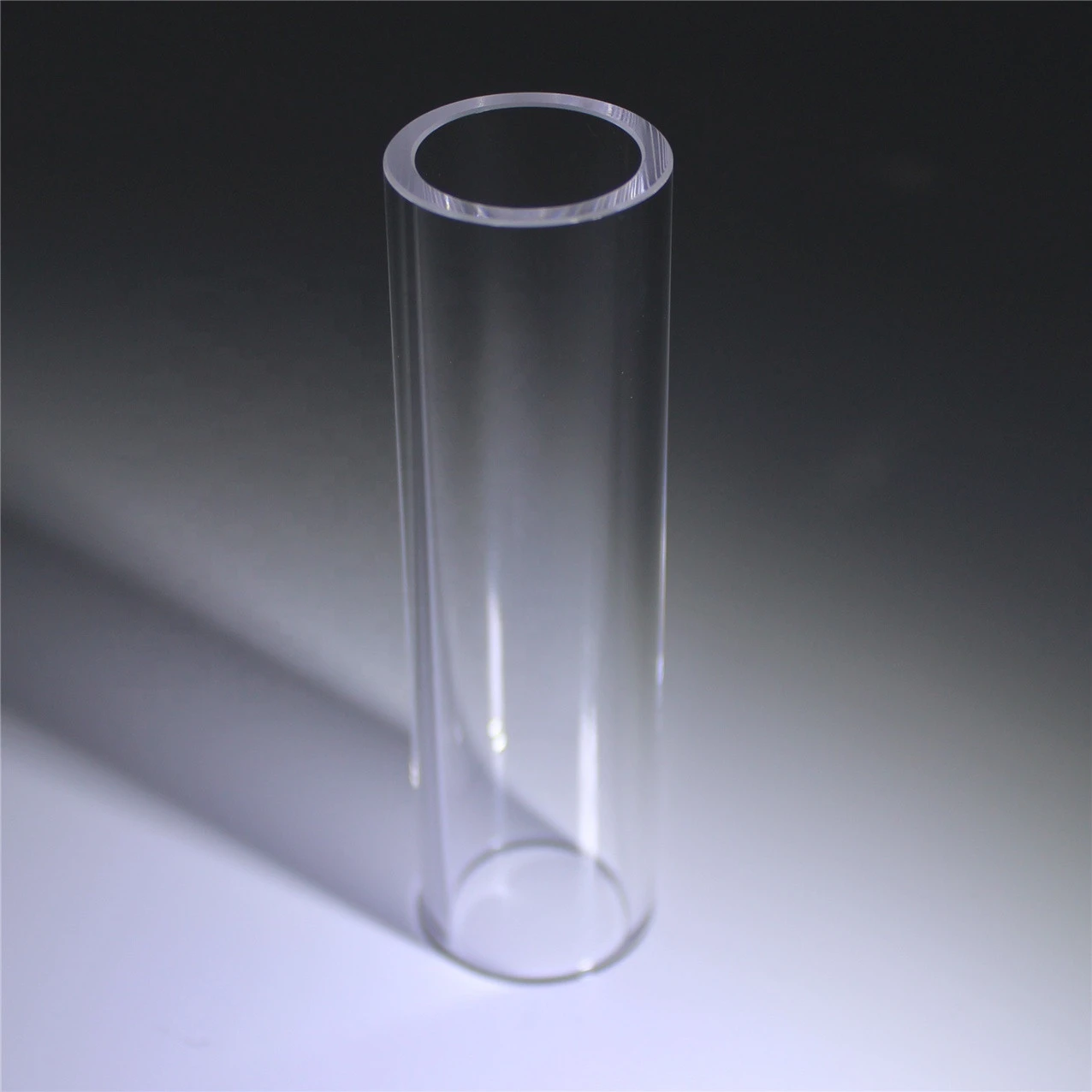 Heat Resistant Fused Silica Sapphire Quartz Glass Cylinder Transparent Quartz Tubes