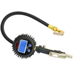 Heavy Duty Digital Tire Pressure Gauge With Accurate Digital Tire Pressure Gauge & Straight Lock-on Air Chuck