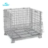 Heavy Duty Steel High capacity warehouse Mesh box wire cage metal bin storage container