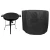 Import Heavy Duty Waterproof Black Outdoor BBQ Gas Grill Cover with Large Tool Pocket from China