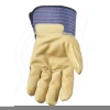 Heavy Duty Work Gloves with Leather Palm Medium