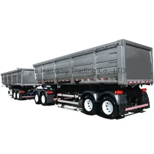 heavy duty6 axles 60 cubic U shape dump trailer tractor truck tipper semi-trailer for sale tipper trailer