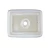 Import HEGII high-end ceramic handmade glossy white bathroom sinks countertop wash rectangle shape art basin from China