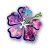 Import Hibiscus car truck RV windows notebook vinyl magnetic car stickers from China