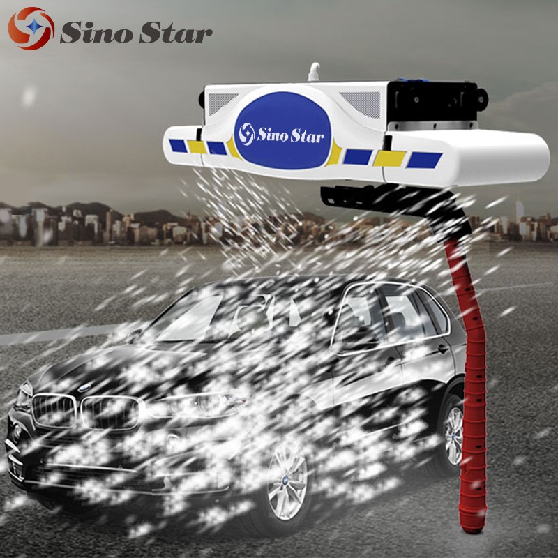 High cleanly automatic steam touchless car wash machine with 6m track M9